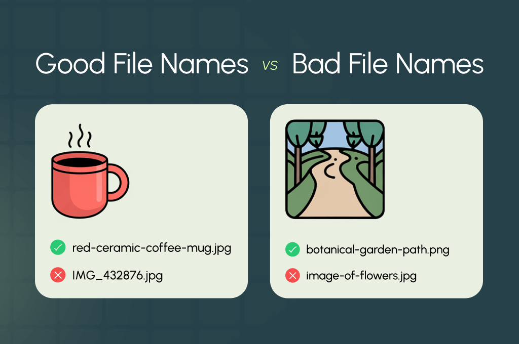 Good File Names Vs Bad File Names