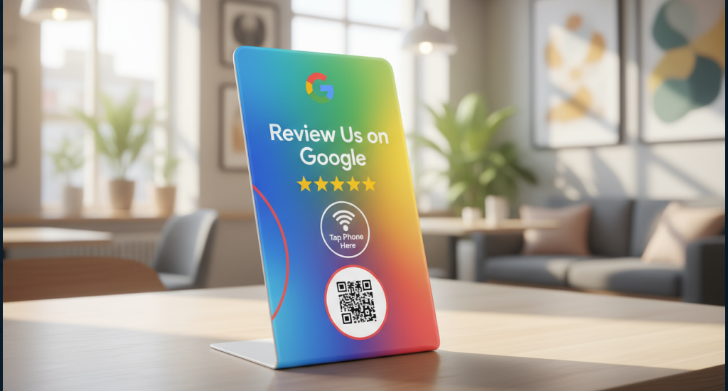 Countertop QR Placard