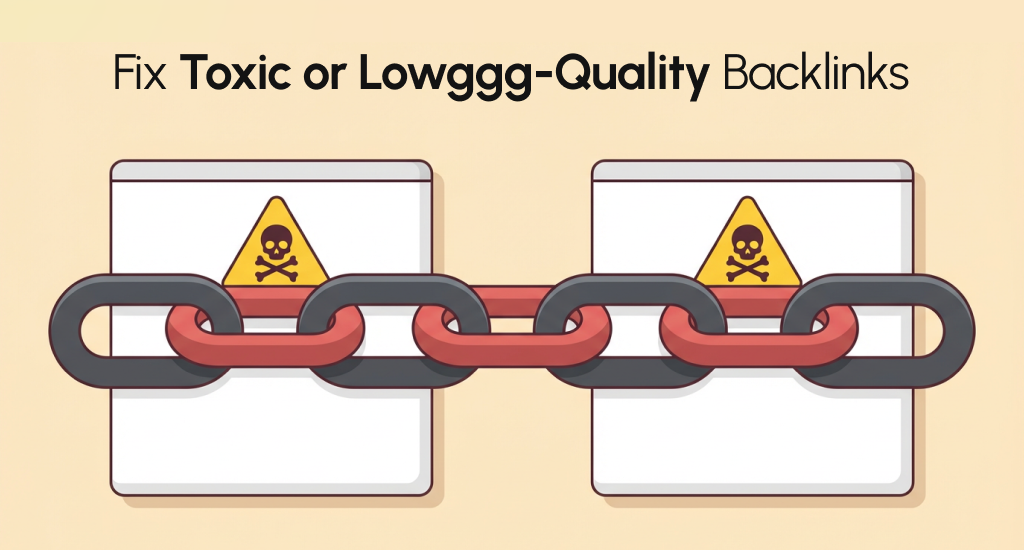 Fix Toxic or Low-Quality Backlinks